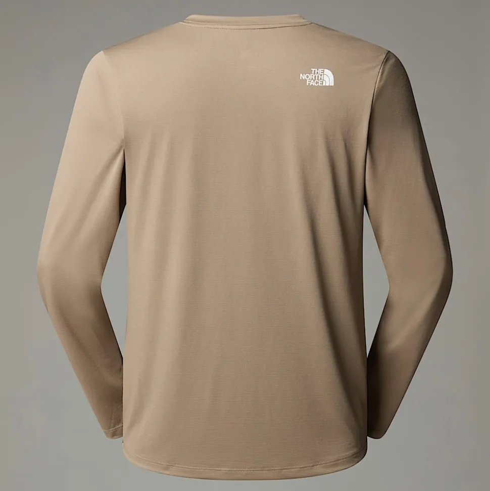 Discount The North Face Langærmet 24/7 T-shirt Til Herrer Cavern Grey