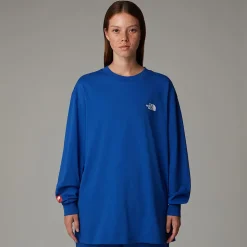 Shop The North Face Langærmet AXYS T-shirt TNF Blue