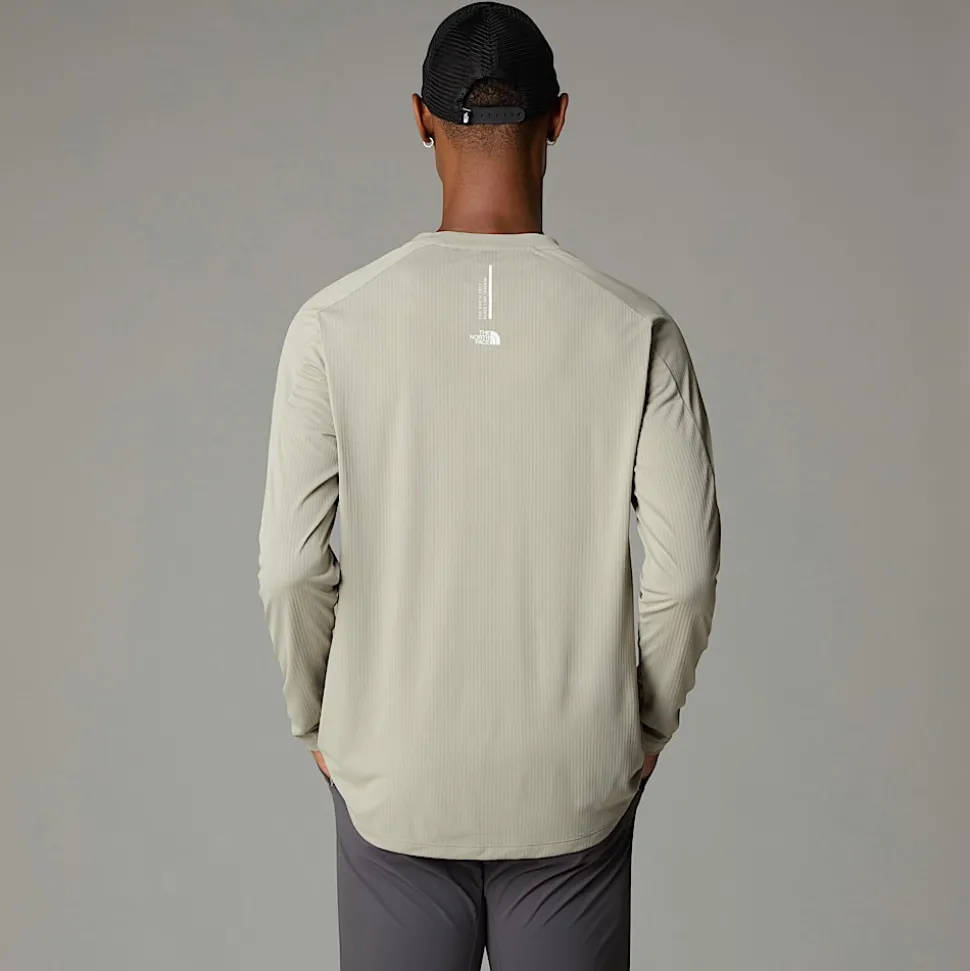 Cheap The North Face Langærmet Kikash T-shirt Til Herrer Clay Grey