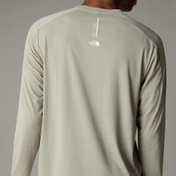 Cheap The North Face Langærmet Kikash T-shirt Til Herrer Clay Grey