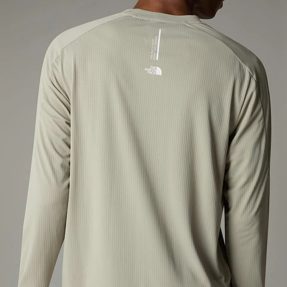 Cheap The North Face Langærmet Kikash T-shirt Til Herrer Clay Grey