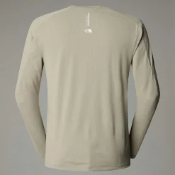 Cheap The North Face Langærmet Kikash T-shirt Til Herrer Clay Grey