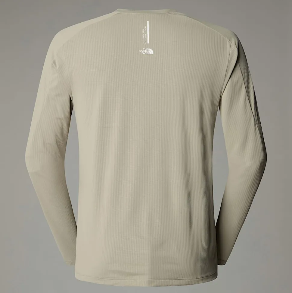 Cheap The North Face Langærmet Kikash T-shirt Til Herrer Clay Grey