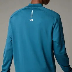 Fashion The North Face Langærmet Kikash Warm T-shirt Til Herrer MALLARD BLUE