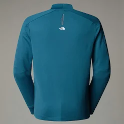 Fashion The North Face Langærmet Kikash Warm T-shirt Til Herrer MALLARD BLUE