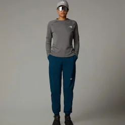 Clearance The North Face Langærmet Kikash Warm T-shirt Til Damer Smoked Pearl