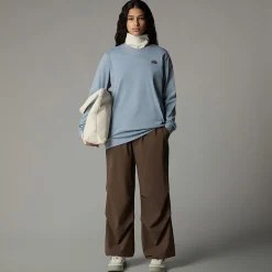 Hot The North Face Langærmet Natural Dye T-shirt Til Damer Smoked Pearl Natural Dye