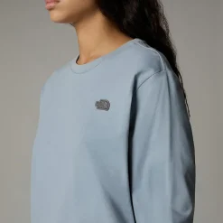 Hot The North Face Langærmet Natural Dye T-shirt Til Damer Smoked Pearl Natural Dye