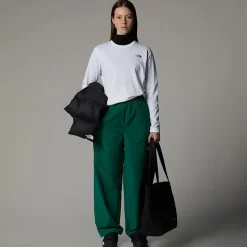 Store The North Face Langærmet Simple Dome T-shirt Til Damer TNF White