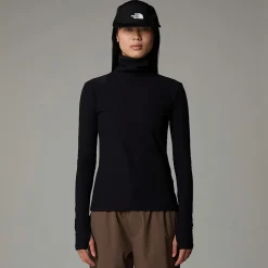Cheap The North Face Langærmet Turtleneck Top Til Damer TNF Black