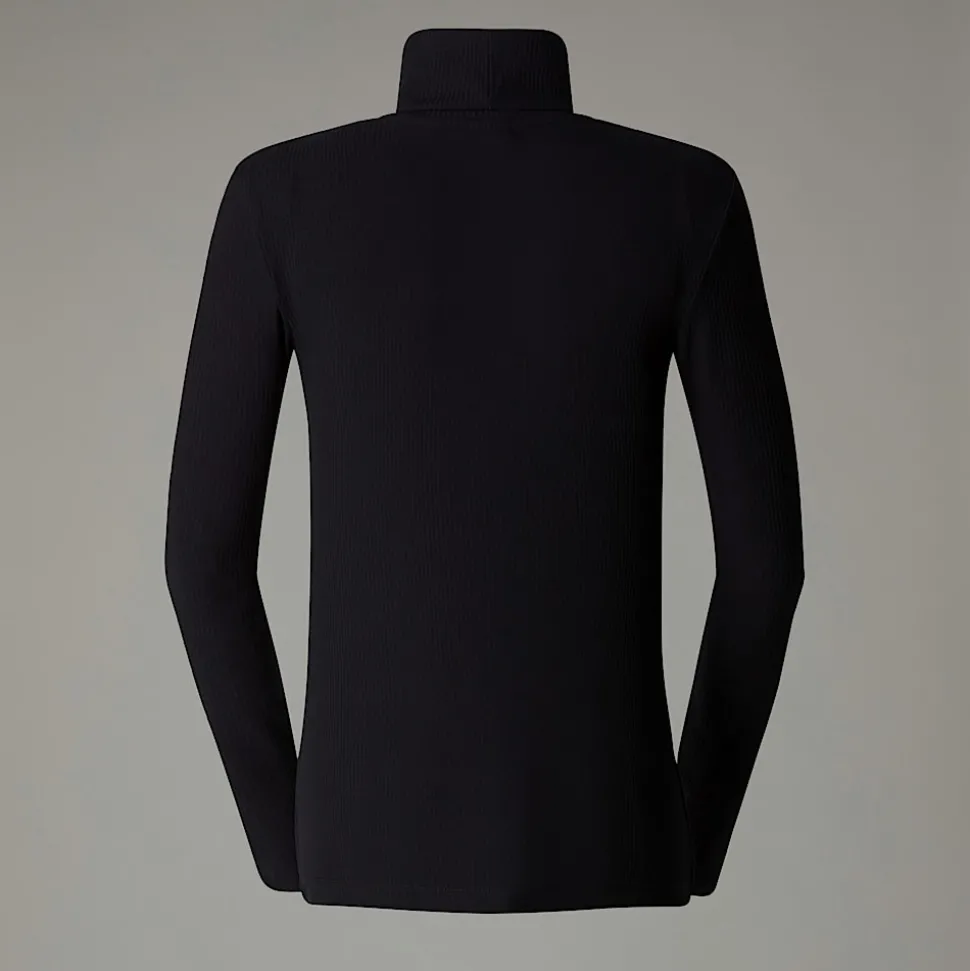 Cheap The North Face Langærmet Turtleneck Top Til Damer TNF Black