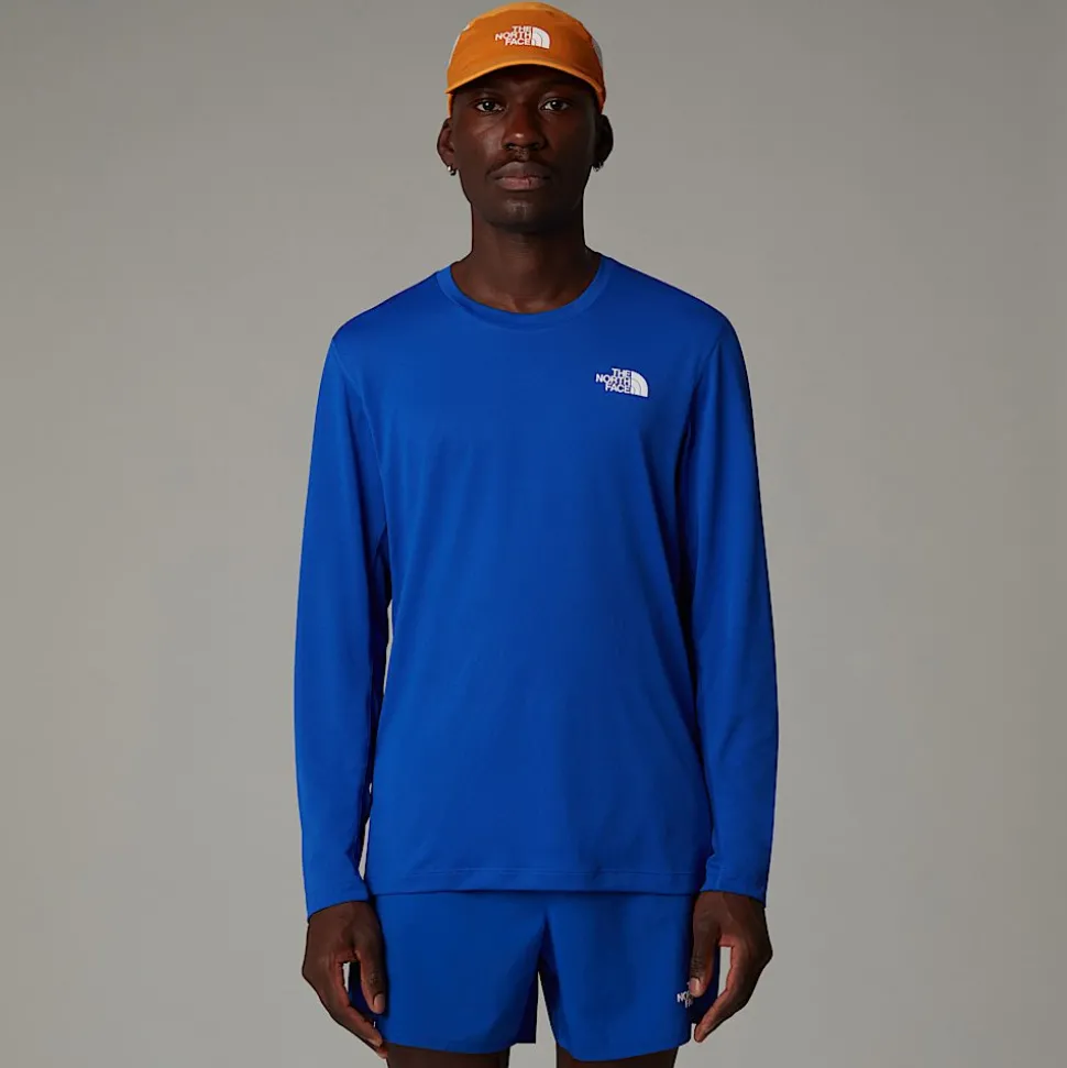 Sale The North Face Lightbright Langærmet T-shirt Til Herrer TNF Blue