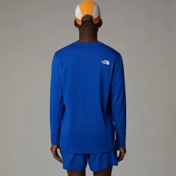 Sale The North Face Lightbright Langærmet T-shirt Til Herrer TNF Blue