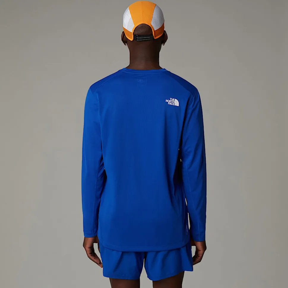 Sale The North Face Lightbright Langærmet T-shirt Til Herrer TNF Blue