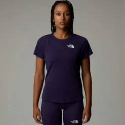 Hot The North Face Lightbright T-shirt Til Damer Eternal Purple