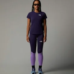 Hot The North Face Lightbright T-shirt Til Damer Eternal Purple