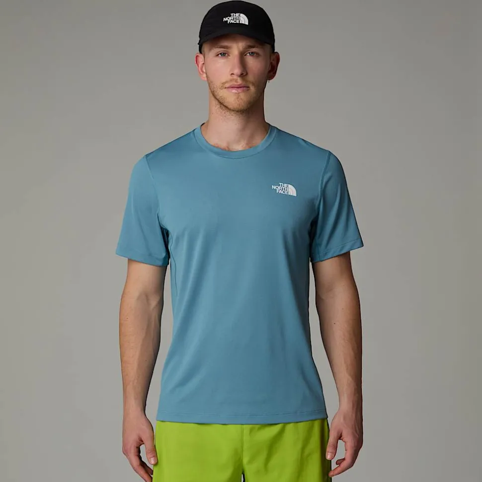Outlet The North Face Lightbright T-shirt Til Herrer Algae Blue