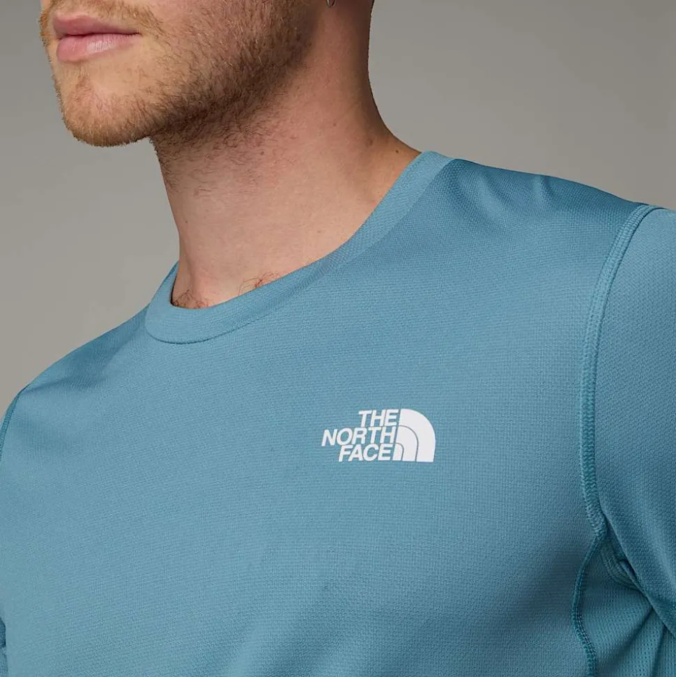 Outlet The North Face Lightbright T-shirt Til Herrer Algae Blue