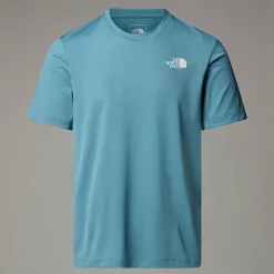 Outlet The North Face Lightbright T-shirt Til Herrer Algae Blue