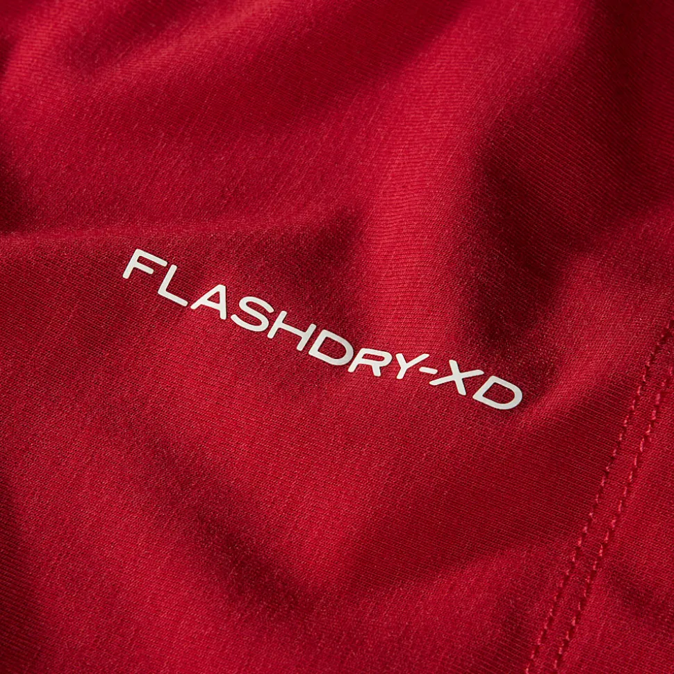 Discount The North Face Lightning Graphic T-shirt Til Herrer Garnet Red