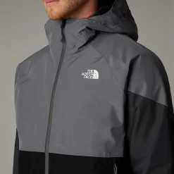 Discount The North Face Lightning Zip-In Jakke Til Herrer TNF Black-Smoked Pearl-Asphalt Grey-NPF
