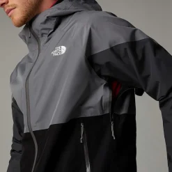 Discount The North Face Lightning Zip-In Jakke Til Herrer TNF Black-Smoked Pearl-Asphalt Grey-NPF