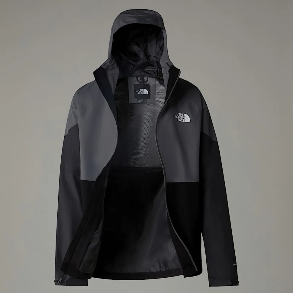 Discount The North Face Lightning Zip-In Jakke Til Herrer TNF Black-Smoked Pearl-Asphalt Grey-NPF