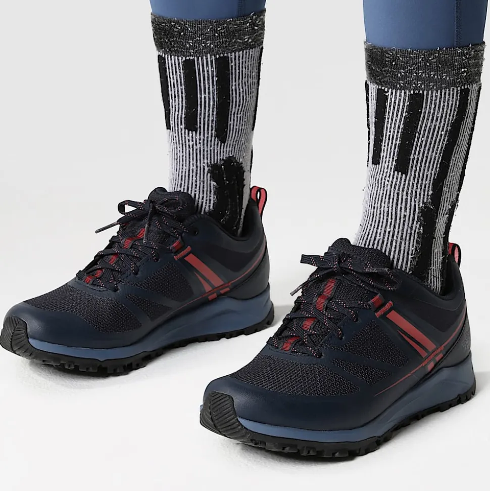 Flash Sale The North Face Litewave FUTURELIGHT™ Vandresko Til Damer URBAN NAVY/DUSTY CEDAR