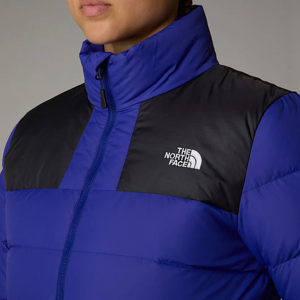 New The North Face Massif Dunjakke Til Damer Lapis Blue-TNF Black