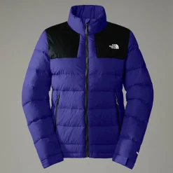 New The North Face Massif Dunjakke Til Damer Lapis Blue-TNF Black
