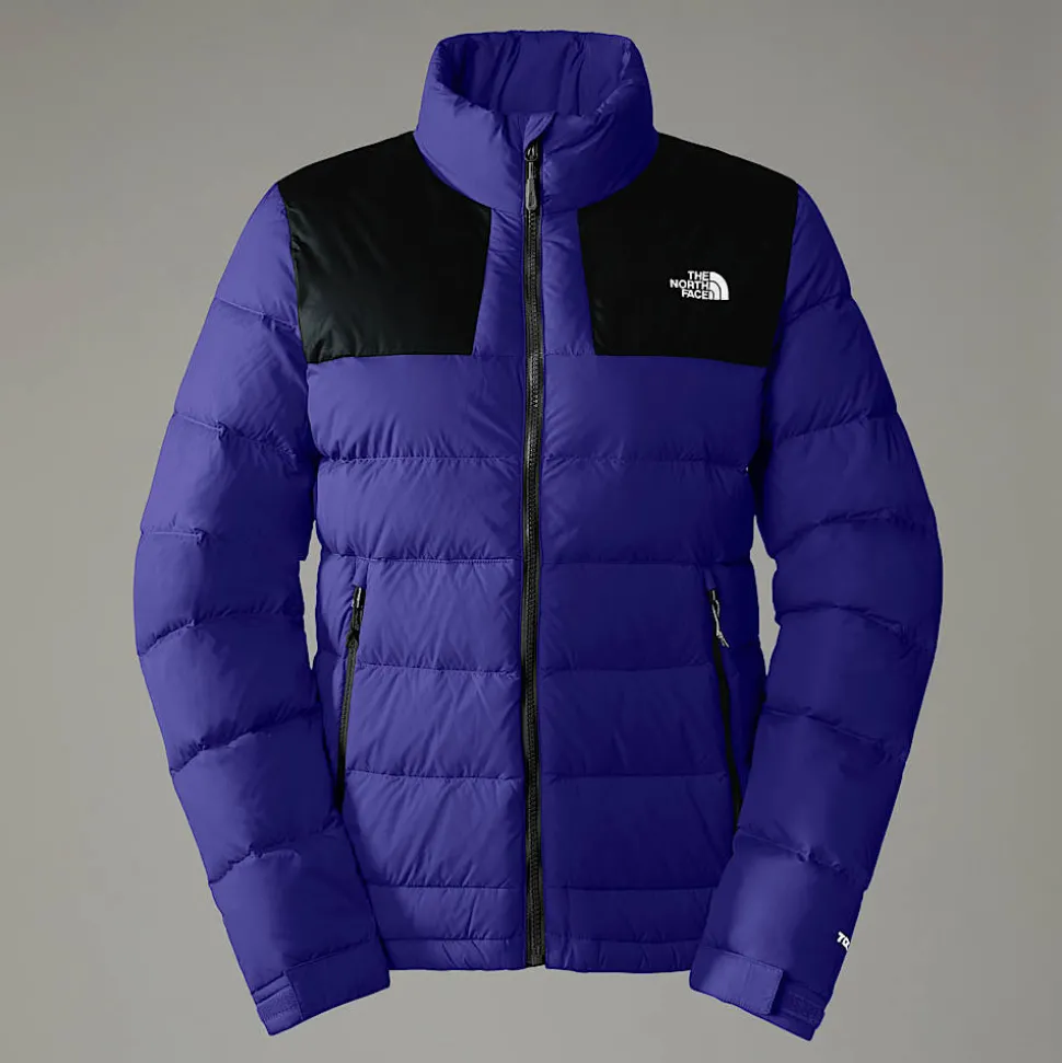 New The North Face Massif Dunjakke Til Damer Lapis Blue-TNF Black