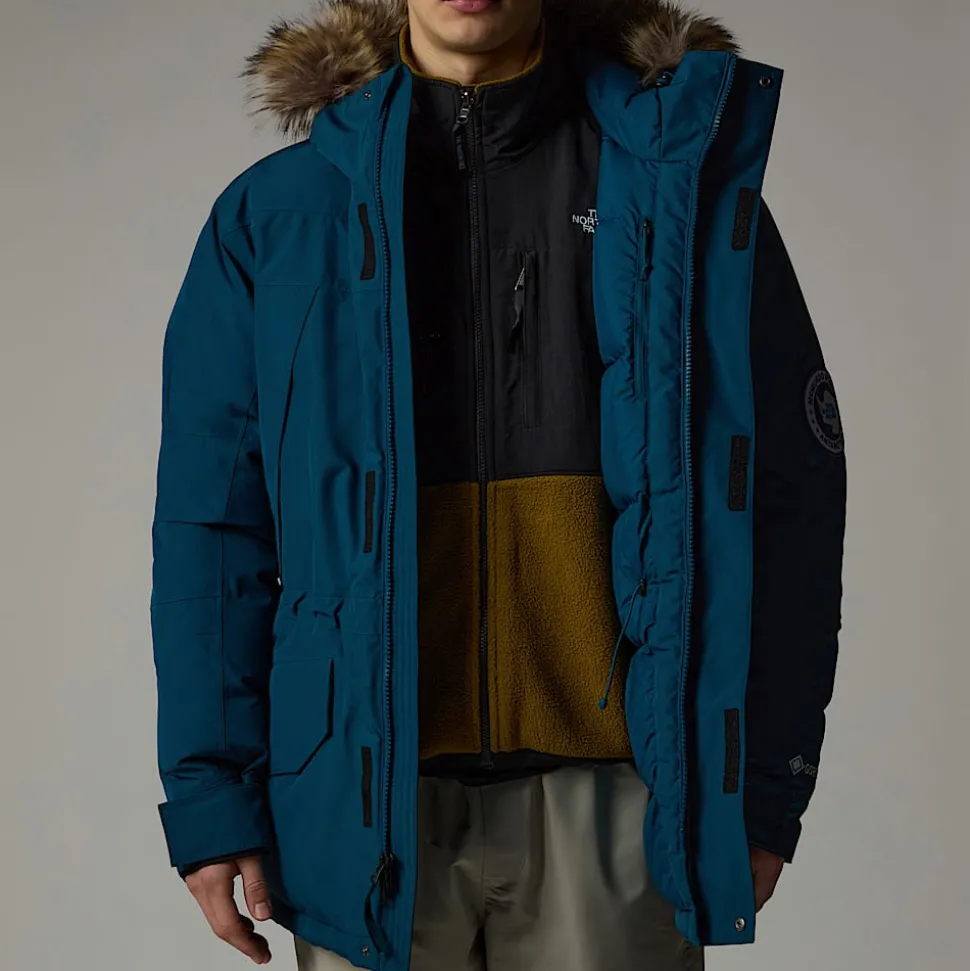 Fashion The North Face McMurdo 2L GORE-TEX® Dunparka Til Herrer Midnight Petrol