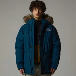 Fashion The North Face McMurdo 2L GORE-TEX® Dunparka Til Herrer Midnight Petrol