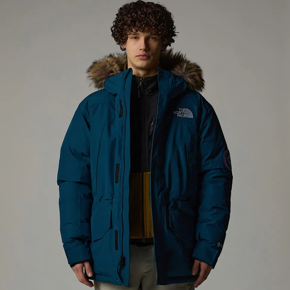 Fashion The North Face McMurdo 2L GORE-TEX® Dunparka Til Herrer Midnight Petrol