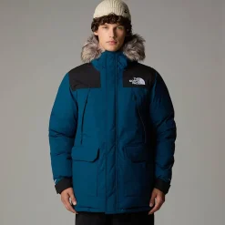 Fashion The North Face McMurdo Parka Til Herrer Midnight Petrol-TNF Black