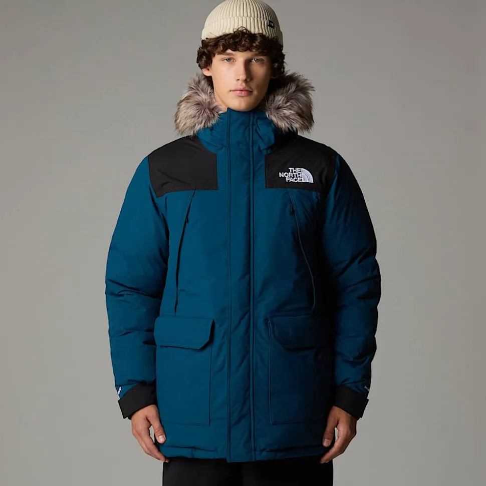 Fashion The North Face McMurdo Parka Til Herrer Midnight Petrol-TNF Black