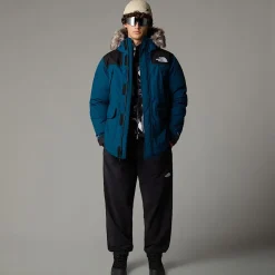 Fashion The North Face McMurdo Parka Til Herrer Midnight Petrol-TNF Black