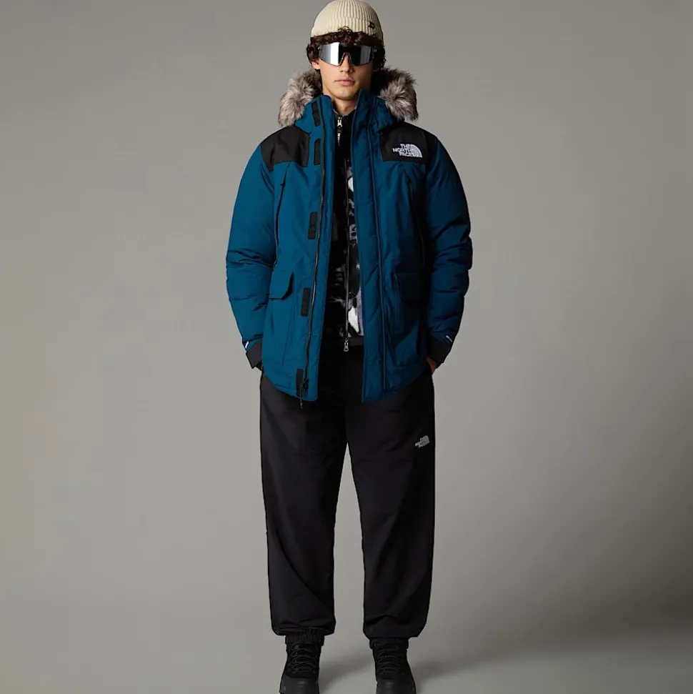 Fashion The North Face McMurdo Parka Til Herrer Midnight Petrol-TNF Black