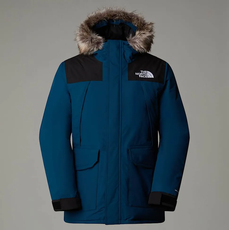 Fashion The North Face McMurdo Parka Til Herrer Midnight Petrol-TNF Black