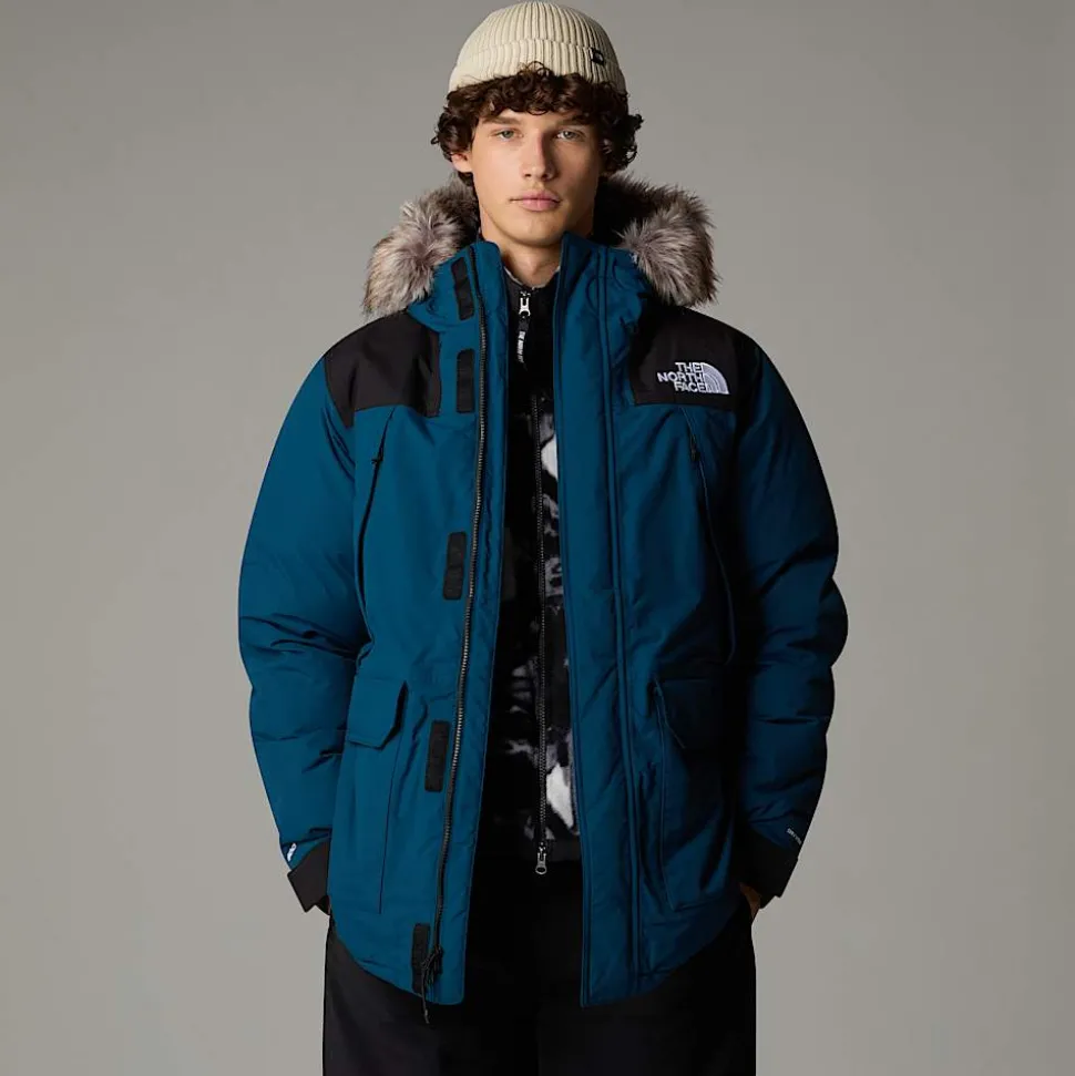 Fashion The North Face McMurdo Parka Til Herrer Midnight Petrol-TNF Black