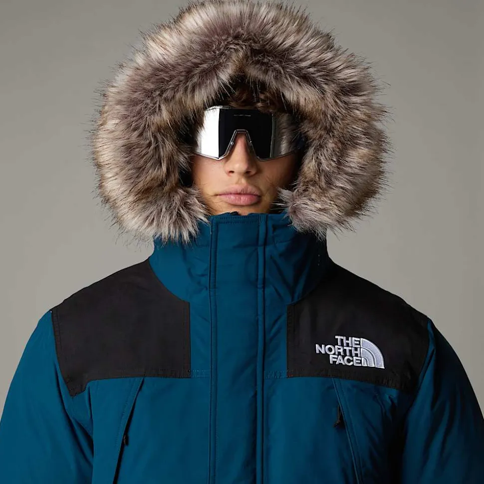 Fashion The North Face McMurdo Parka Til Herrer Midnight Petrol-TNF Black