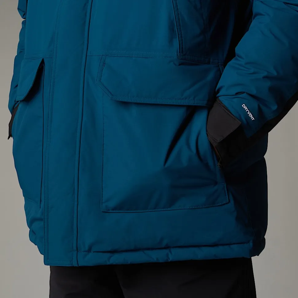 Fashion The North Face McMurdo Parka Til Herrer Midnight Petrol-TNF Black