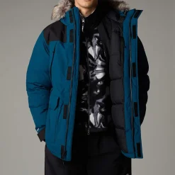 Fashion The North Face McMurdo Parka Til Herrer Midnight Petrol-TNF Black