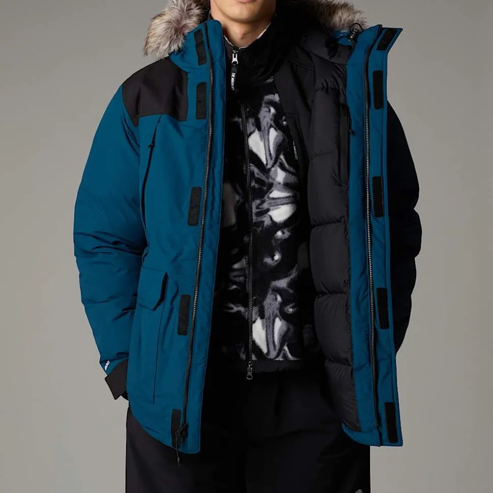 Fashion The North Face McMurdo Parka Til Herrer Midnight Petrol-TNF Black