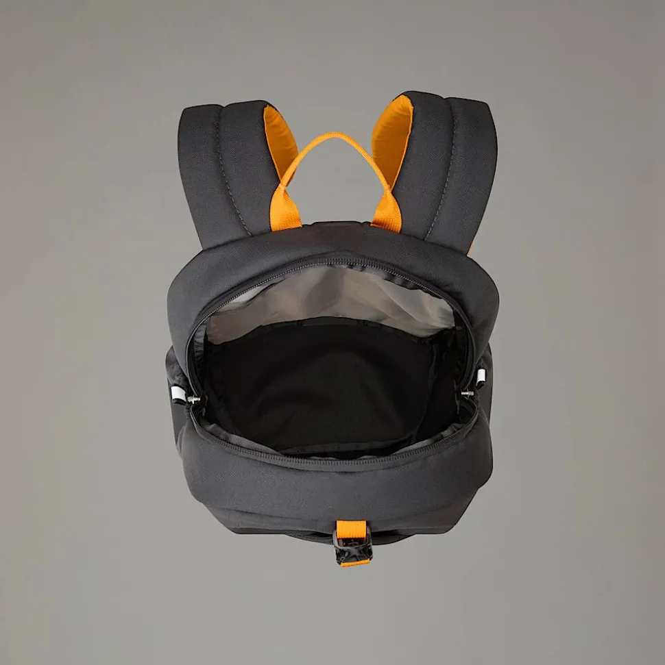 Discount The North Face Mini Recon Rygsæk Til Unge Asphalt Grey-Cone Orange-NPF
