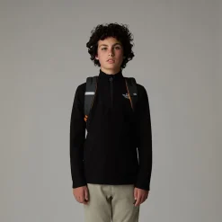 Discount The North Face Mini Recon Rygsæk Til Unge Asphalt Grey-Cone Orange-NPF