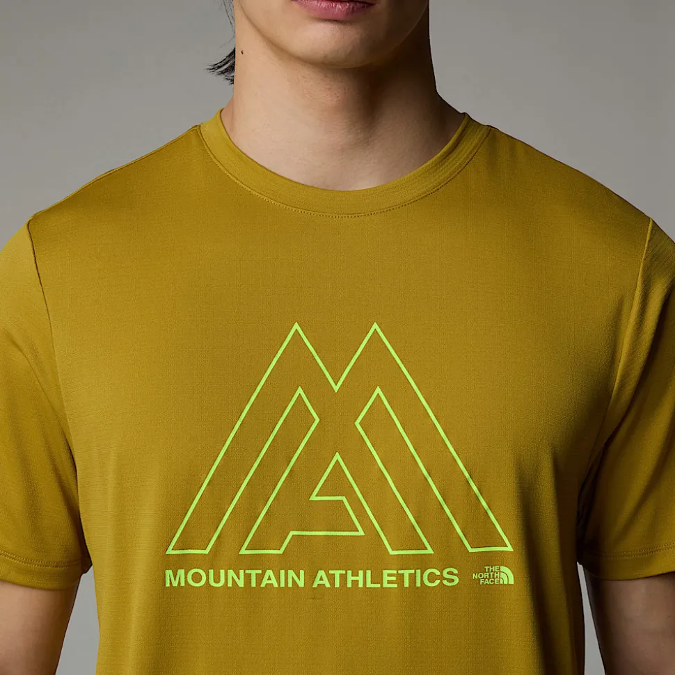 Outlet The North Face Mountain Athletics 24/7 T-shirt Til Herrer Amber Green