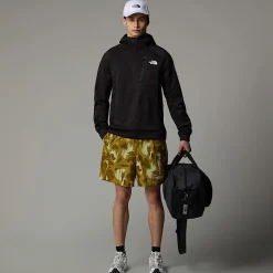 Flash Sale The North Face Mountain Athletics Fleece Med Kvart Lynlås Og Hætte Til Herrer TNF Black