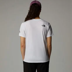 Cheap The North Face Mountain Athletics Flex T-shirt Til Damer TNF White