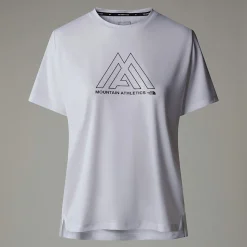 Cheap The North Face Mountain Athletics Flex T-shirt Til Damer TNF White